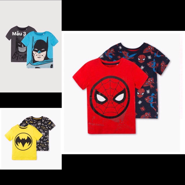 Set 2 áo cotton bé trai dư xịn H&M