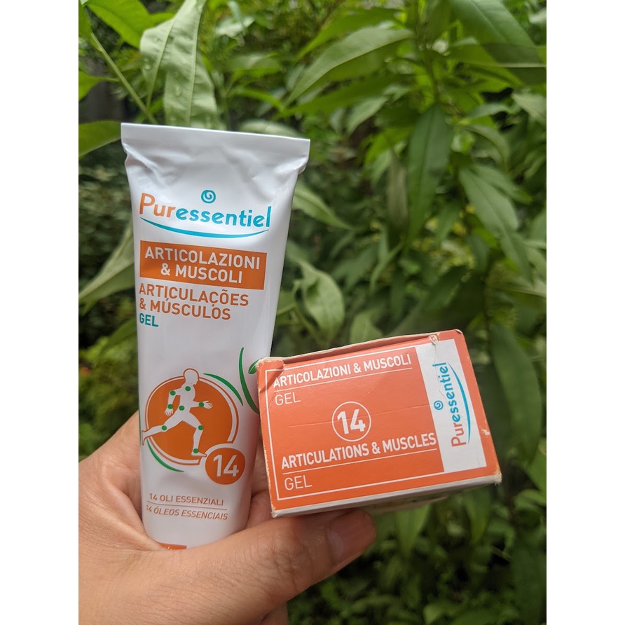 [Nội địa Pháp] Gel xoa bóp Puressentiel giảm nhức mỏi xương khớp, vai, gáy, cổ... cho cả gia đình tuýp 60ml