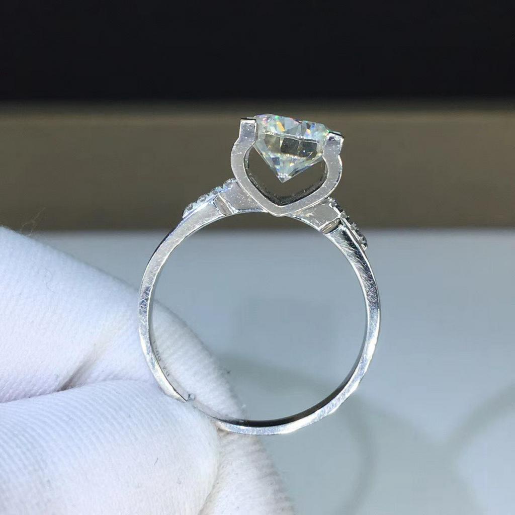 Nhẫn Hở Hình Mũi Tên Và Trái Tim Pt950