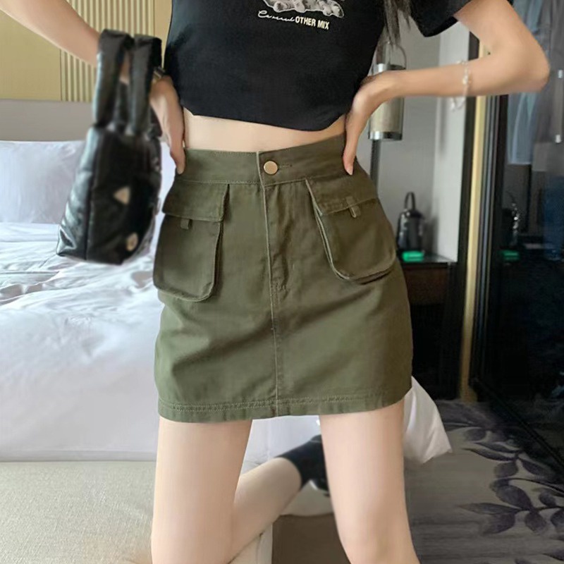 Chân Váy Ngắn Mỏng Ôm Hông Màu Sắc Trơn Phong Cách Hàn Quốc Quyến Rũ Dành Cho Nữ