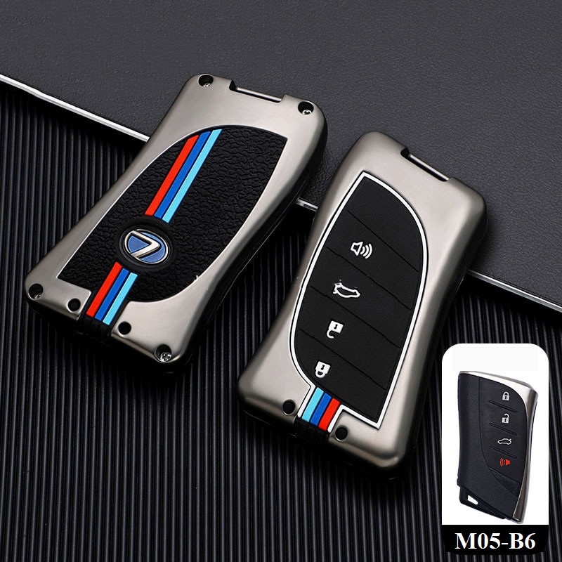 Ốp chìa khoá xe hơi, Bọc chìa smartkey ô tô Lexus LC500, LS500, ES350, LS500 - M05-B6