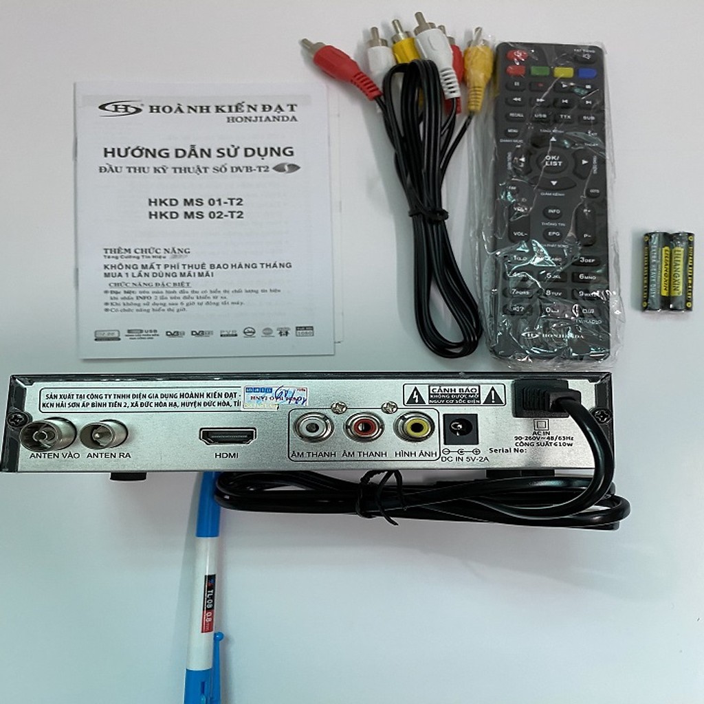 Đầu thu kỹ thuật số DVB T2 HKD MS01 - HÀNG CHÍNH HÃNG