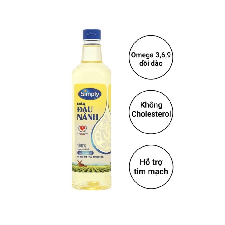 Dầu ăn SIMPLE, MEIZAN, NEPTUNE, CÁI LÂN chai 1 lít