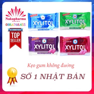 ✅ Kẹo gum không đường Xylitol vỉ | Bừng sảng khoái, phòng ngừa sâu răng