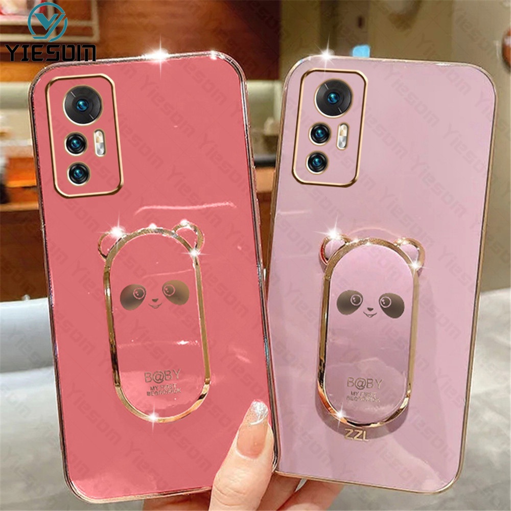 Ốp Điện Thoại Silicon Mềm Có Giá Đỡ Hình Gấu Xinh Xắn Dành Cho Xiaomi 12 11T 10T 12T Pro Mi 11 12 Lite 5G