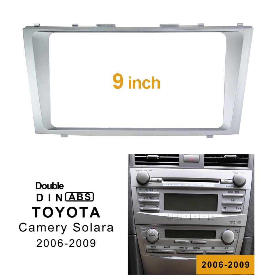 Khung Viền Bảng Điều Khiển Radio Xe Hơi 2006-2009 Toyota Camry 9 Inch Android 2Din MP5