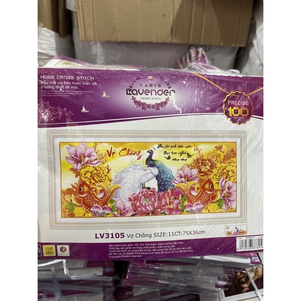 tranh thêu chữ thập lv3105 (75x36)