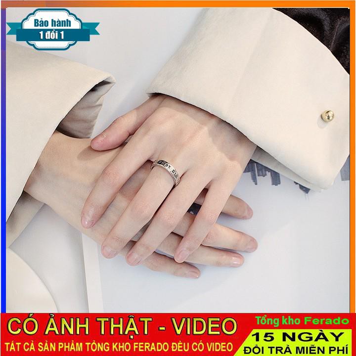[ xả kho ] Nhẫn  nam nữ chất liệu bạc 925 N003T nhiều màu cao cấp