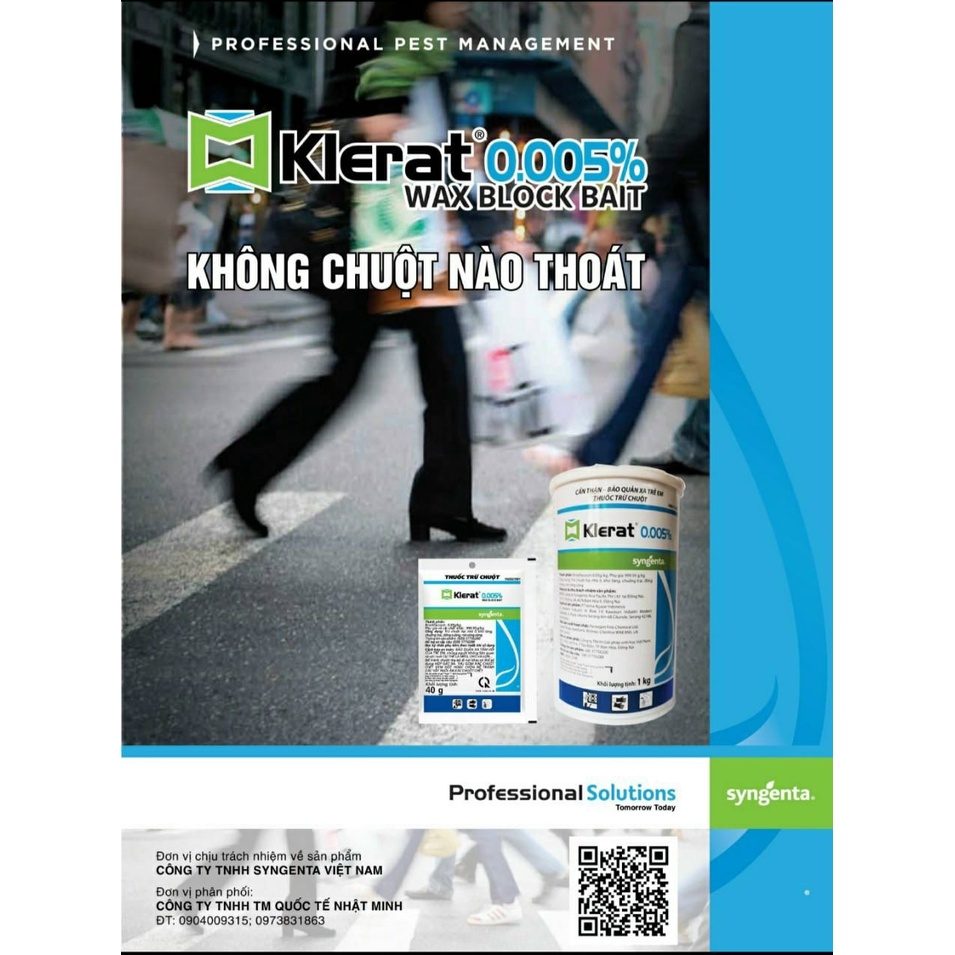 Thuốc chuột viên Klerat Hộp 1 kg