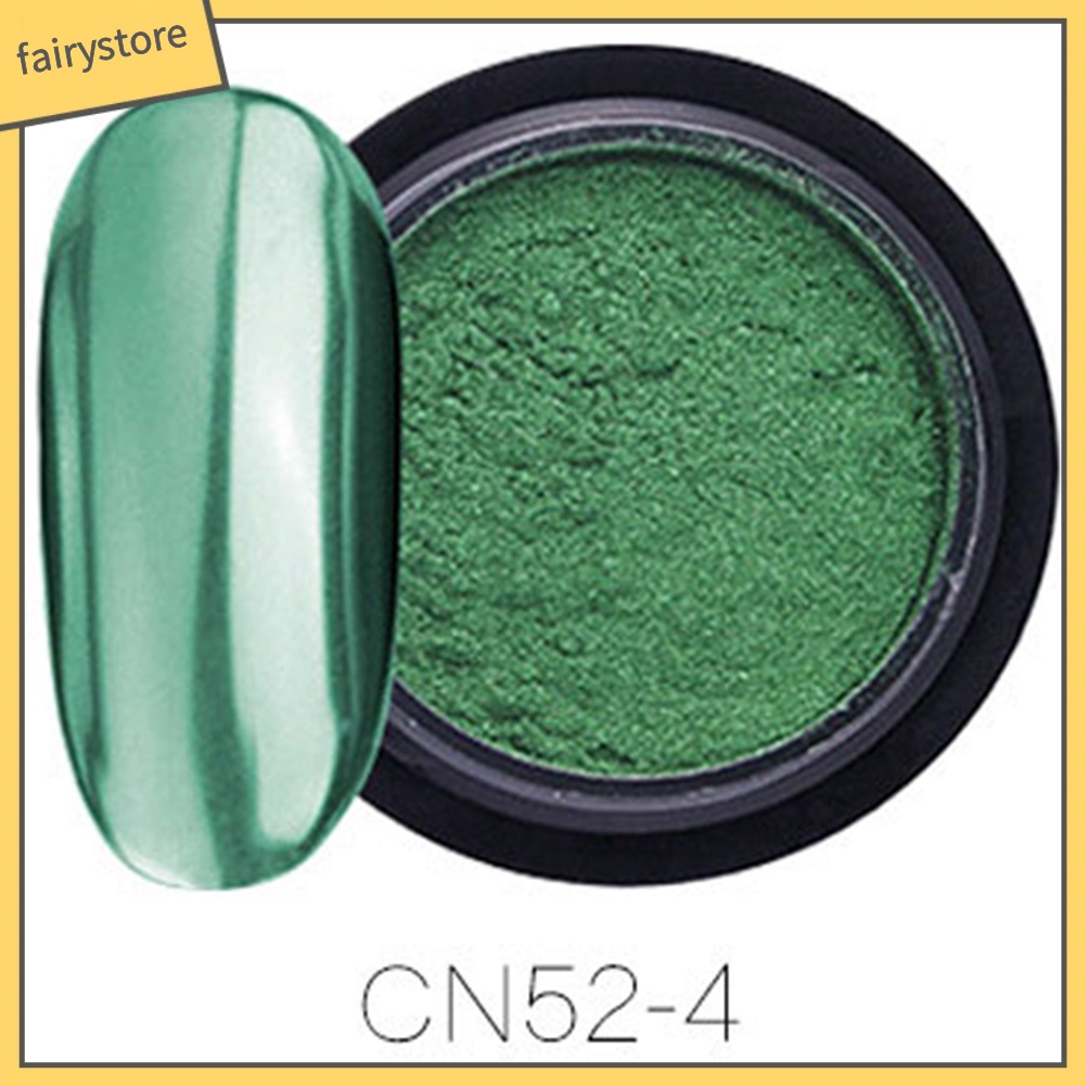 Bột tráng gương trang trí móng tay 12 màu sắc