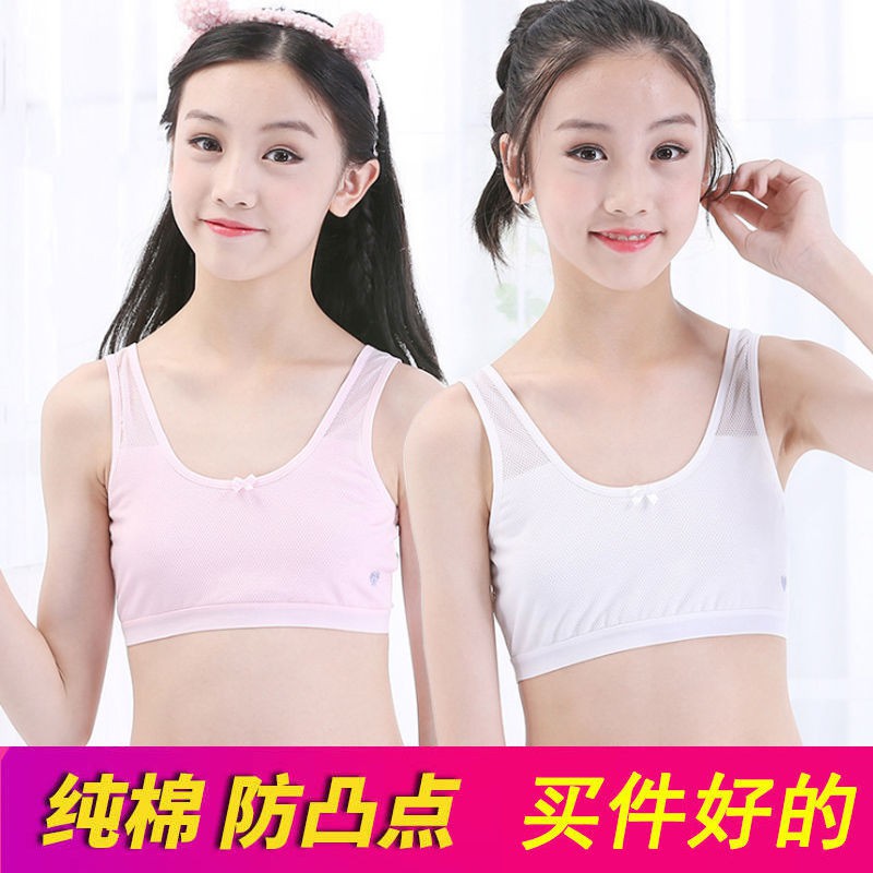 Áo lót vải cotton Thoáng Khí Dành Cho Bé Gái Độ Tuổi Dậy Thì 10-17