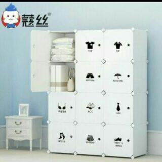 Bộ decal sicker dán tủ nhựa, tủ quần áo, kệ giày..vv