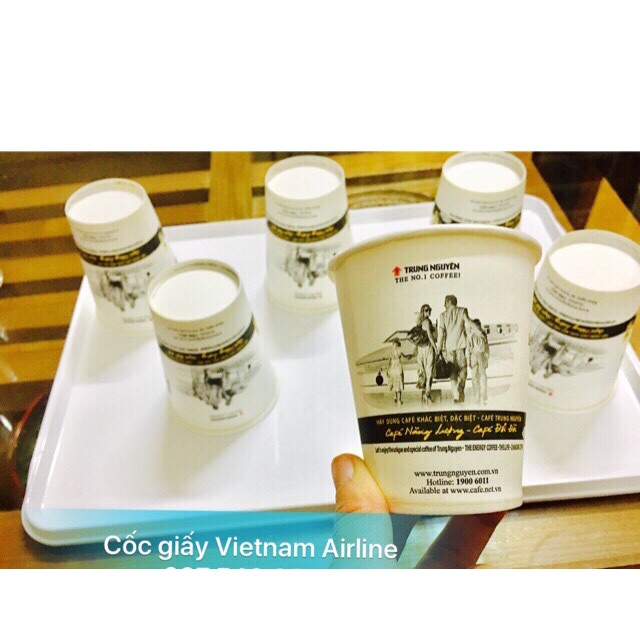 Sỉ 100 Cốc giấy Vietnam Airline