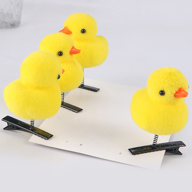 Kẹp tóc hình chú vịt vàng đáng yêu