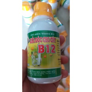 chế phẩm Vitamin B12 100ml giải độc cho lan thùng ( thùng 50 hủ)