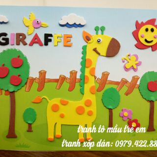 Tranh xốp dán