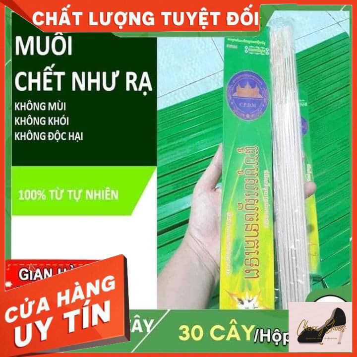 COMBO 10 HỘP Nhang đuổi muỗi túi 30 cây xuất xứ CAMPUCHIA/THÁI LAN LOẠI 1