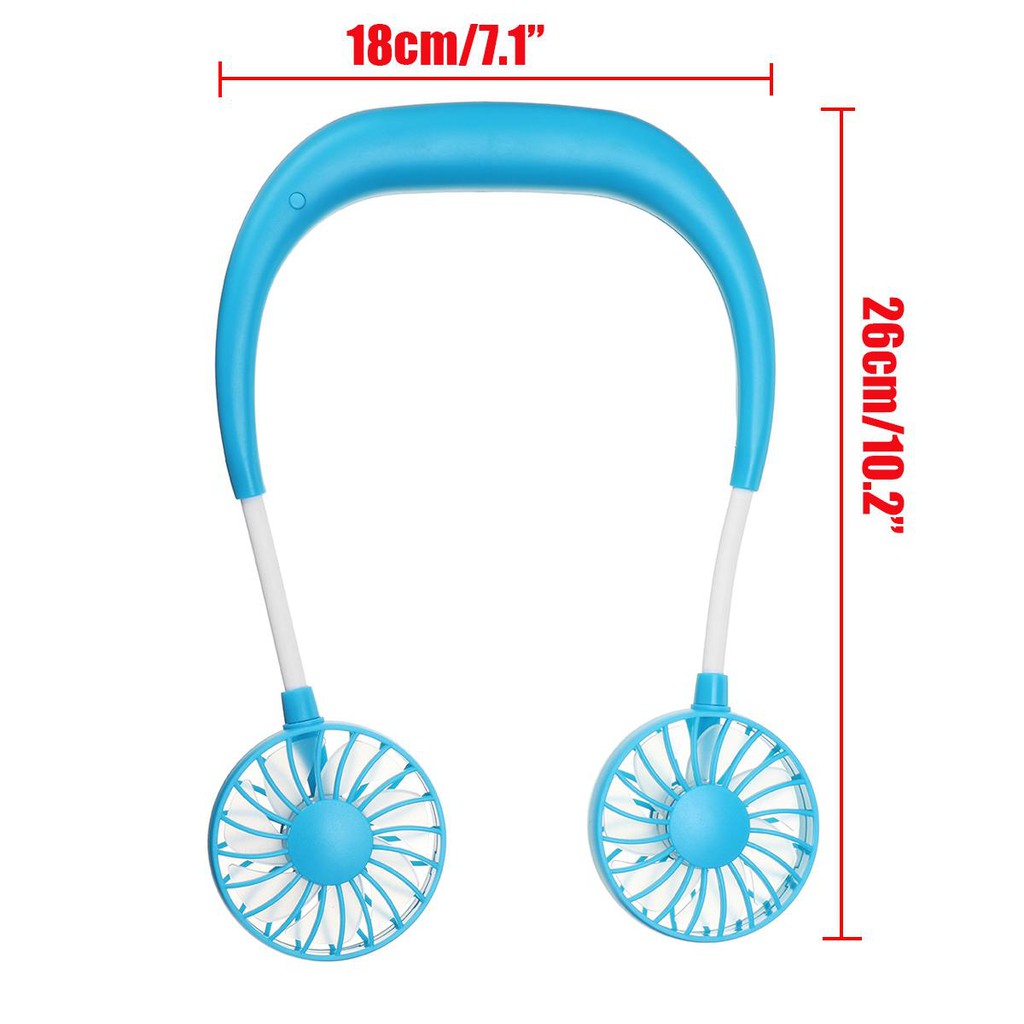 [ SIÊU HOT] Quạt treo cổ mini chuyên dụng tiện lợi loại 7 cánh  [ ẢNH THẬT ] [VIDEO THẬT ] | BigBuy360 - bigbuy360.vn