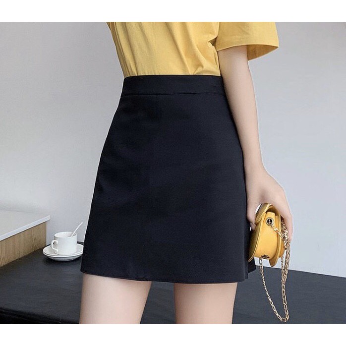 [GIẢM GIÁ SOCK] CHÂN VÁY ĐEN CHữ A BASIC | BigBuy360 - bigbuy360.vn