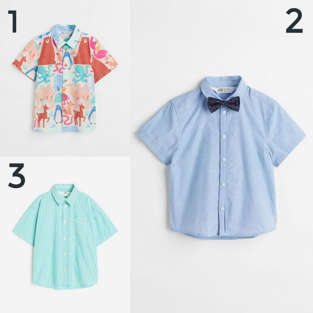Sơ mi bé trai lớn, có nhiều mẫu, Hờ mờ US săn SALE