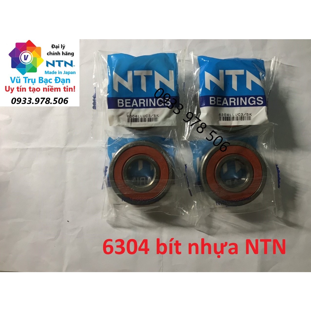 Vòng bi Bạc đạn 6304  NTN chính hãng