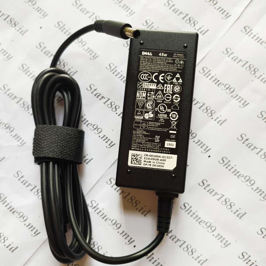 Bộ sạc nguồn 45W 19.5V 2.31A AC cho Laptop dell Inspiron 14 3000 5590 Series dell XPS13 7380 5370 HA45NM140