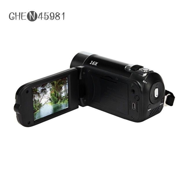 Camera Camcorders, 16MP High Definition Digital Video Camcorder 1080P 2.7 Inches TFT LCD Screen 16X