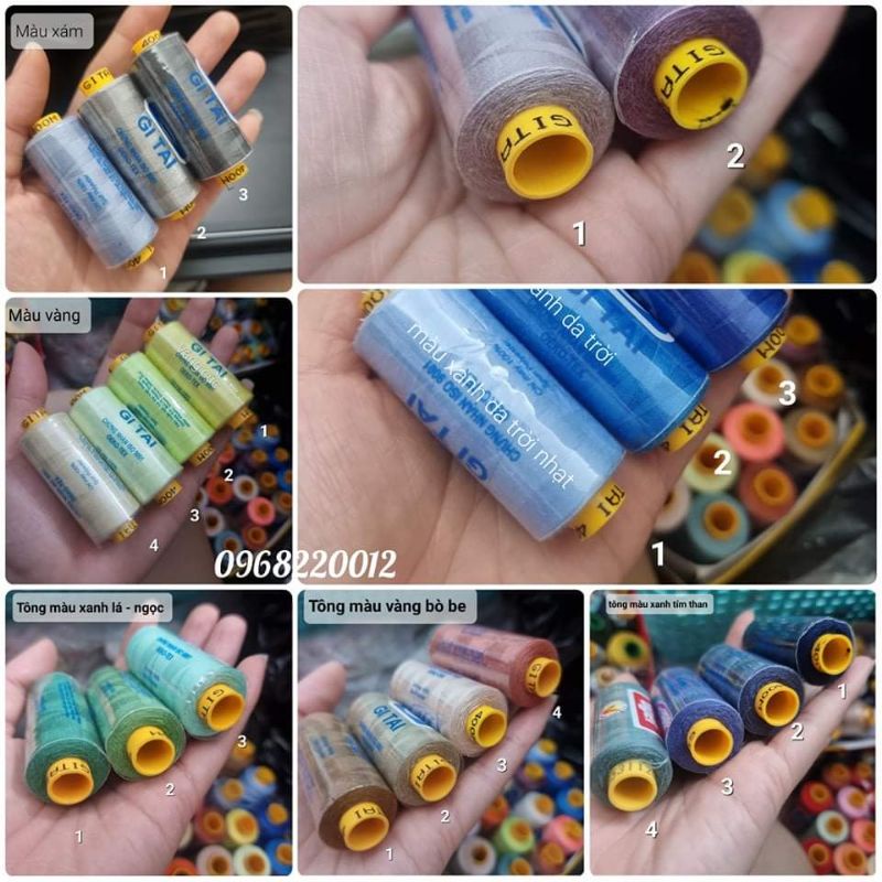 Chỉ may gi tai 400 và 900 mét chỉ đẹp