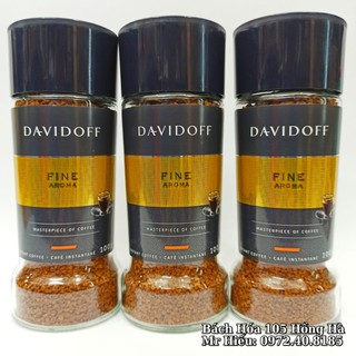 [Hỏa Tốc] Cafe hòa tan Davidoff 100g các vị