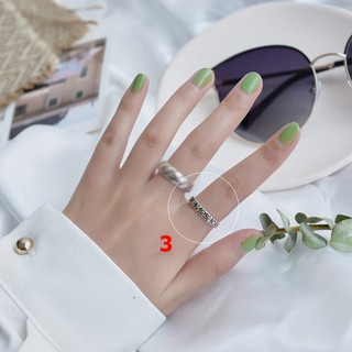 Nhẫn bạc nữ nhiều mẫu cá tính A516