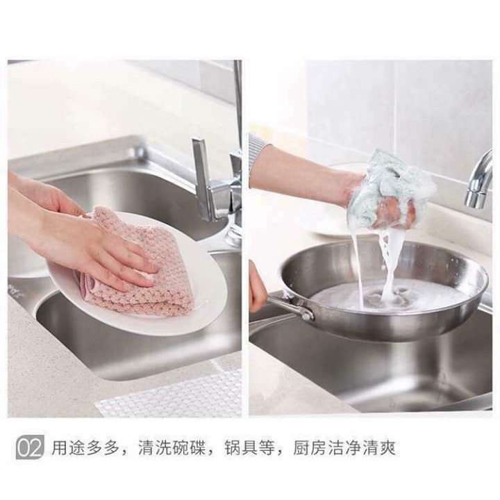 Khăn lau tay, lau bát đũa, lau bàn, lau bếp đa năng