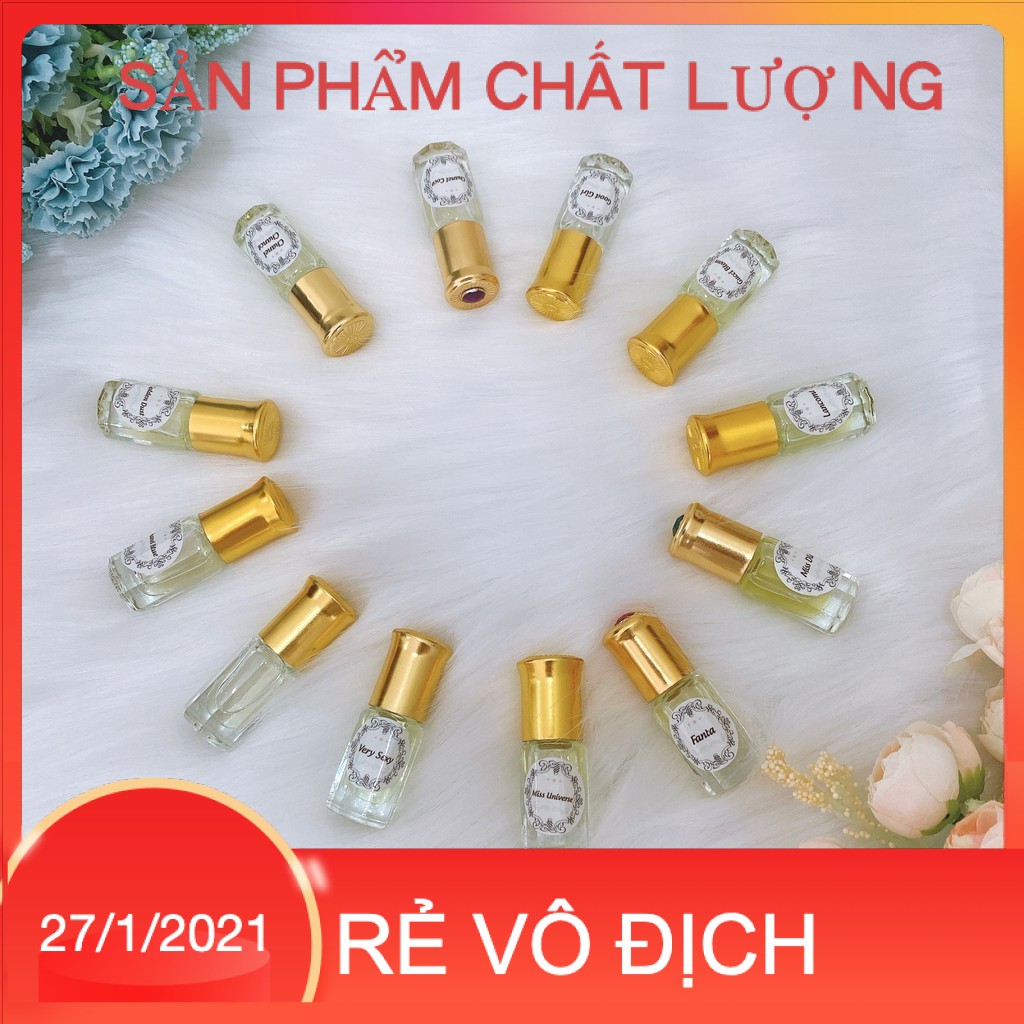 dubai Tinh Dầu Nước Hoa Dubai mẫu 3ml dạng lăn