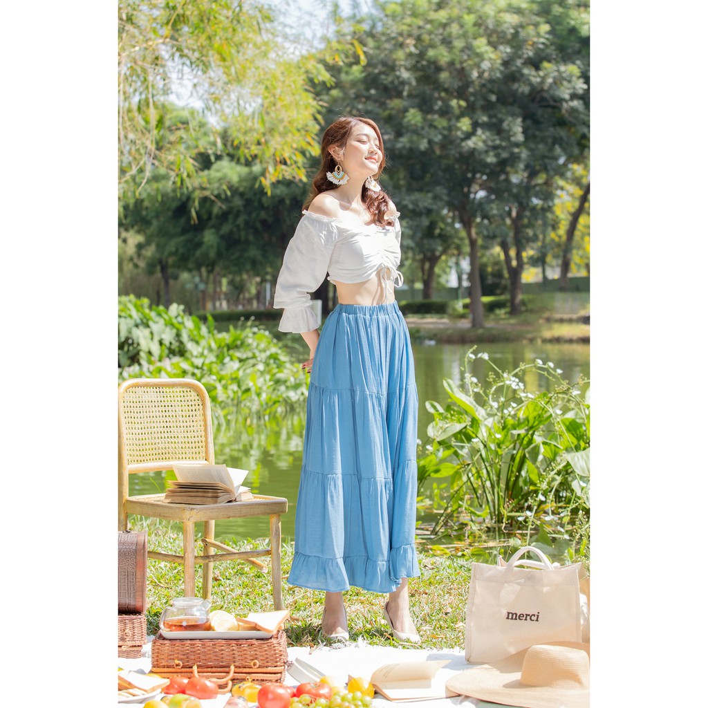 Jenny Le - Chân váy maxi phom dài  Jane Midi Skirt JL172 | BigBuy360 - bigbuy360.vn