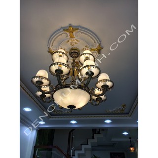 Đèn chùm cổ điển phòng khách