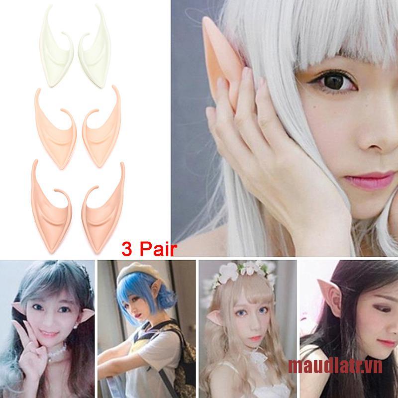Set 3 Đôi Tai Yêu Tinh Hóa Trang Halloween