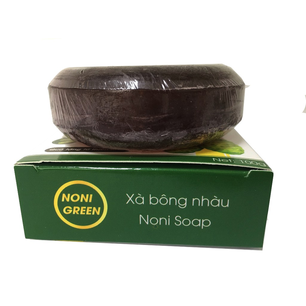 [Tặng 01 Hộp 6 Bánh] Combo 10 Hộp Xà Bông Trái Nhàu Noni Green -Xà Bông Organic