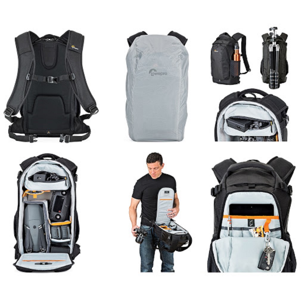 Ba lô máy ảnh LOWEPRO FLIPSIDE 500 AW II (Màu đen), Chính hãng