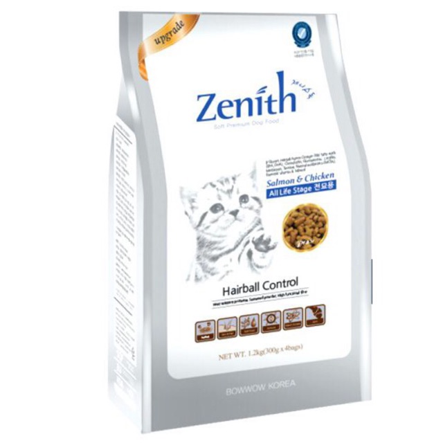 Hạt Mềm Zenith Cat Hairball Cho Mèo (300g)