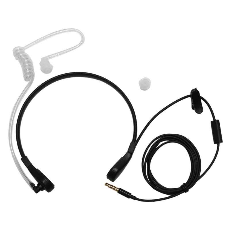 Tai Nghe Kiểu Ống Họng 1pin 3.5mm Có Mic Cho Samsung / HTC / LG / Blackberry / MOTORO