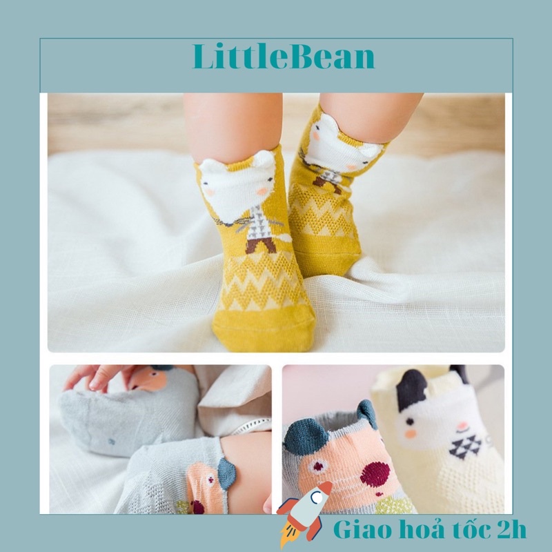 [Hàng có sẵn] Set 5 tất lưới sơ sinh cho các bé (Ảnh thật)