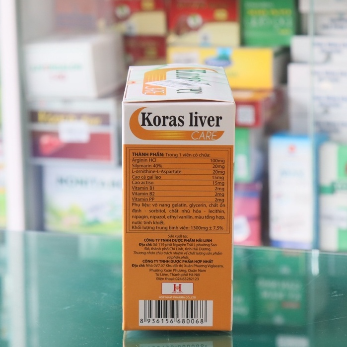 Koras Liver Care - Hỗ trợ tăng cường chức năng của gan, bảo vệ gan (12 vỉ x5 viên)