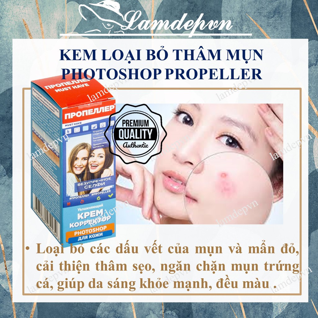 KEM LOẠI BỎ THÂM SAU MỤN PHOTOSHOP PROPELLER NGA