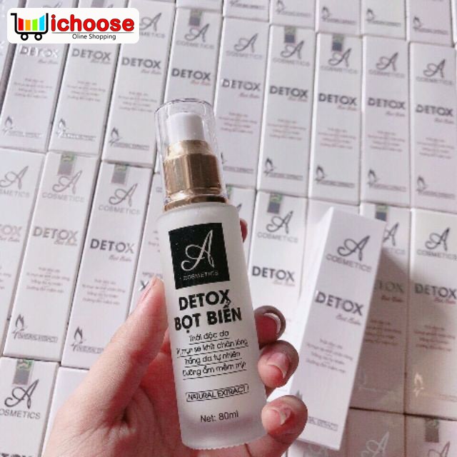 Detox bọt biển A comestic 80ml, Mặt nạ sủi bọt thải độc