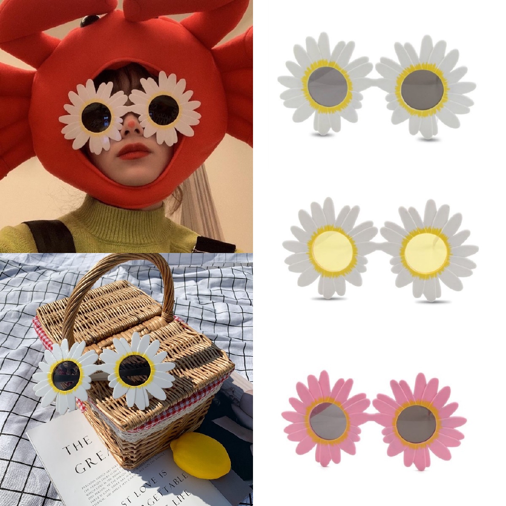 Kính mát thiết kế hình bông hoa độc đáo thời trang cho nữ | BigBuy360 - bigbuy360.vn