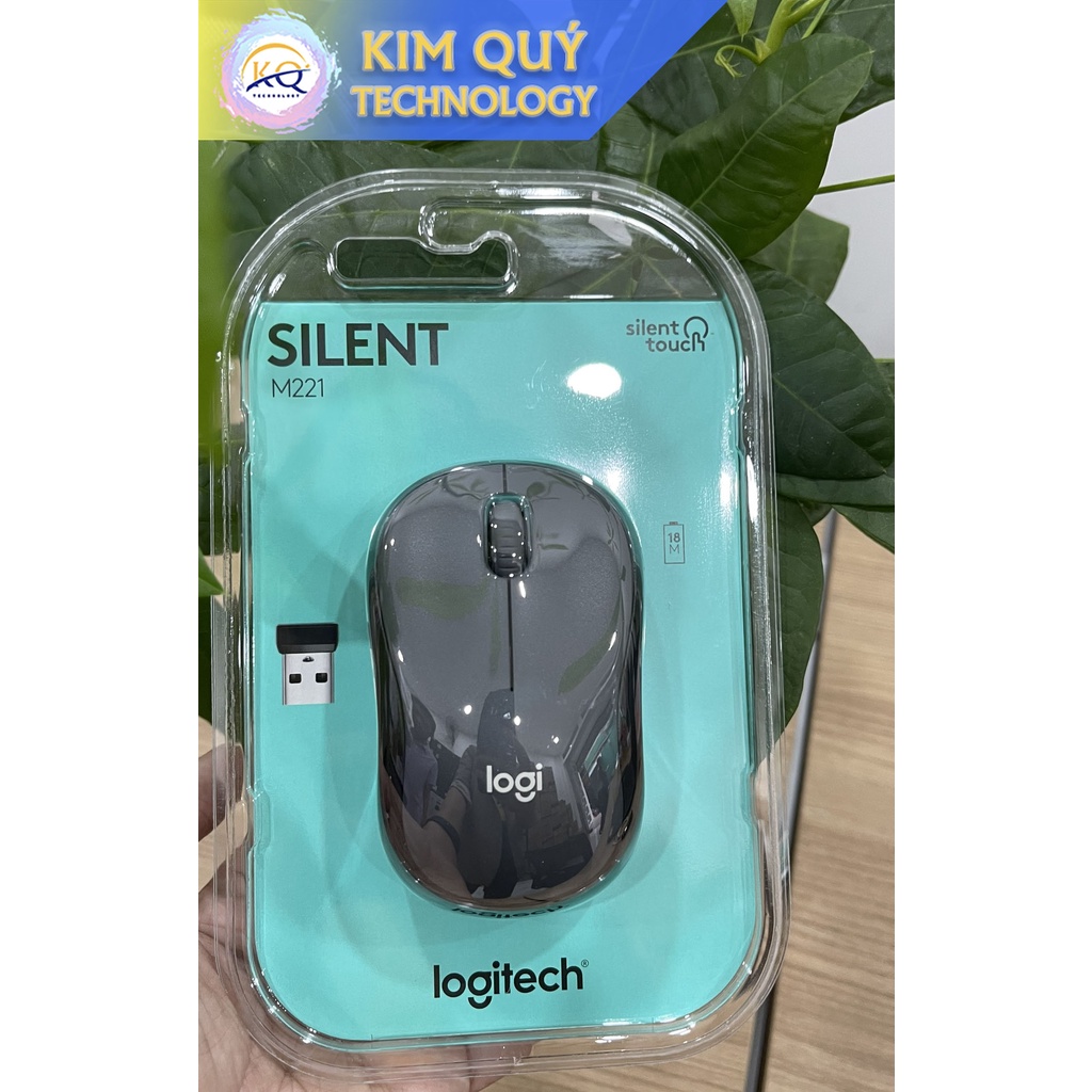 Chuột không dây Logitech M221 - Hàng chính hãng