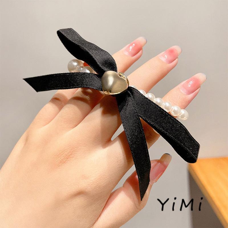 Nơ Cài Tóc Đính Ngọc Trai Phong Cách Hàn Quốc Thời Trang Xuân Hè 2022