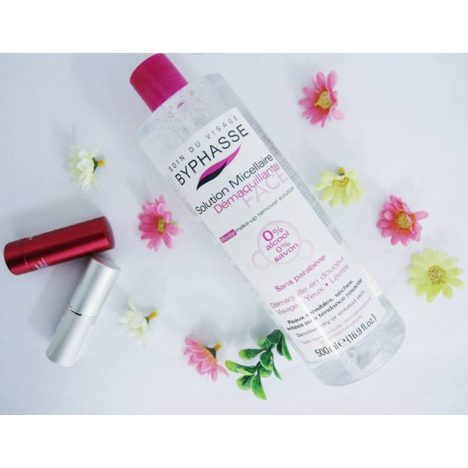 Nước Tẩy Trang Byphasse Cho Mọi Loại Da Solution Micerallaire Face 500ml