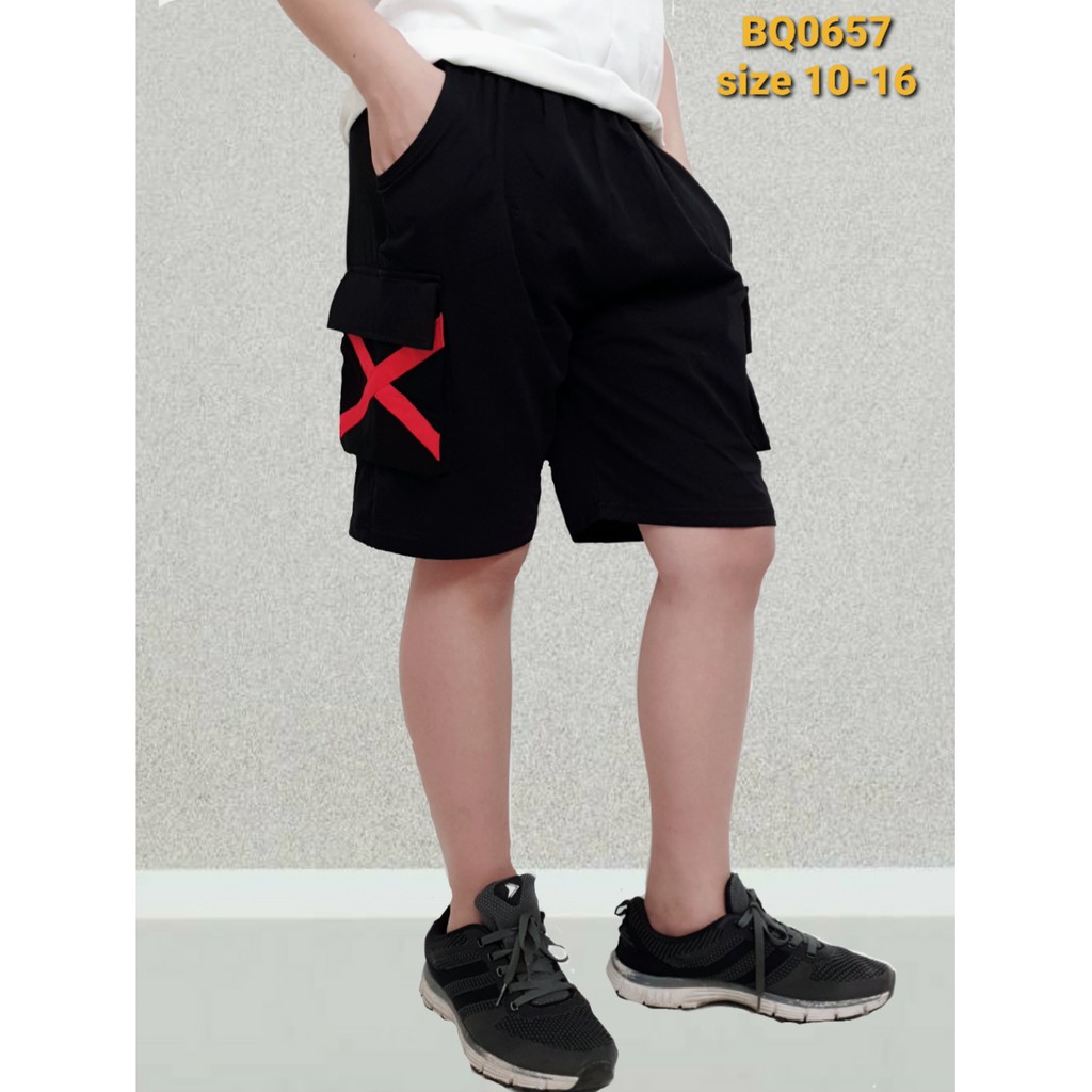 BQ0657-A2 - Quần bé trai cotton 2 túi hộp HN , màu than , size to 10t-16t - Hàng Made In Vietnam