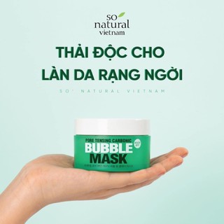 Mặt nạ đất sét So’Natural Pore Tensing Carbonic Bubble Mask