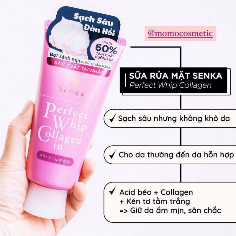 Sữa rửa mặt Senka Nhật bản